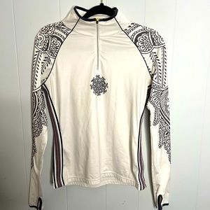 Athleta 1/4 Zip Pullover with Thumb Hole Sleeves S